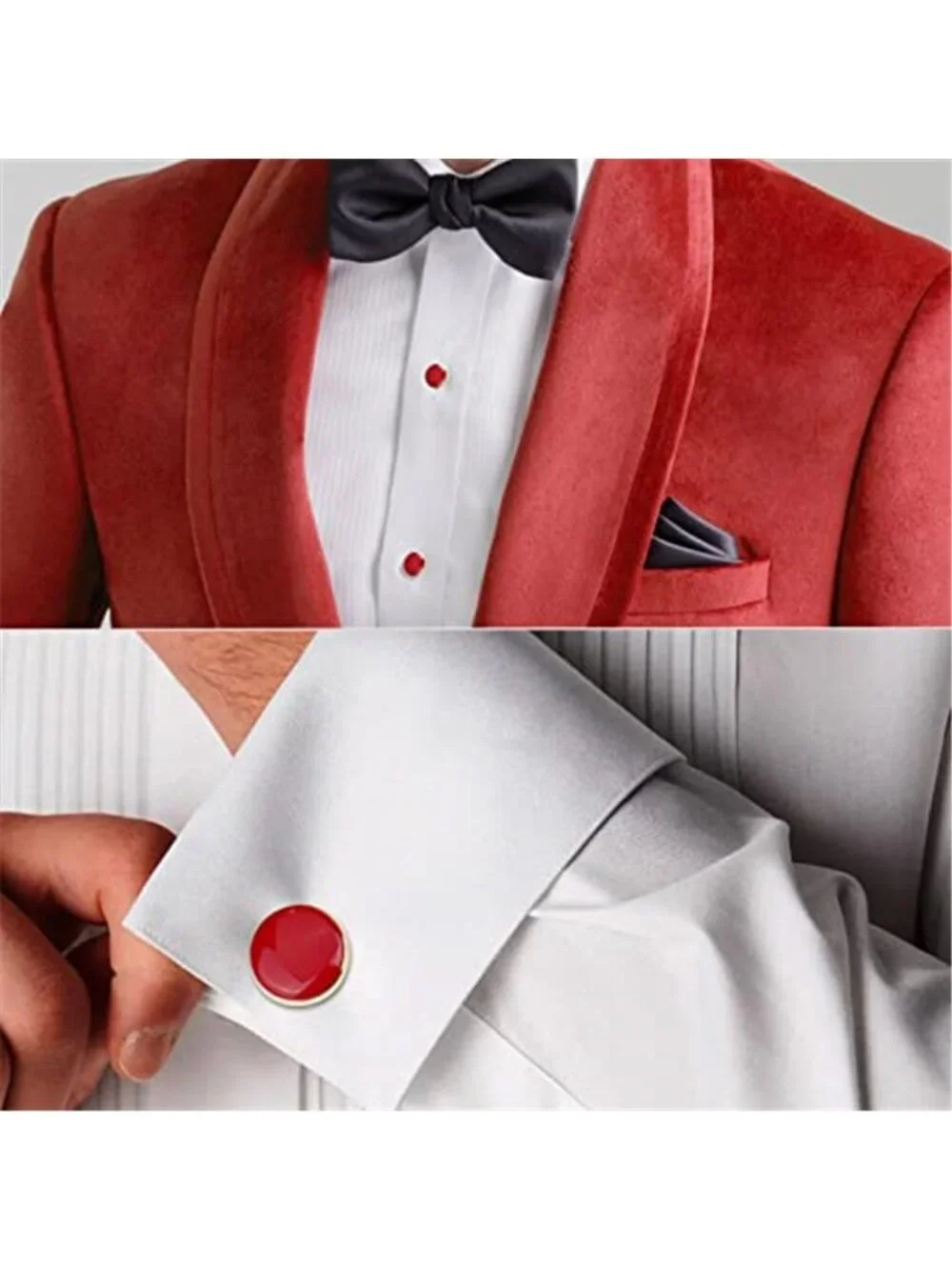 Men’s Cufflinks and Tuxedo Studs Set